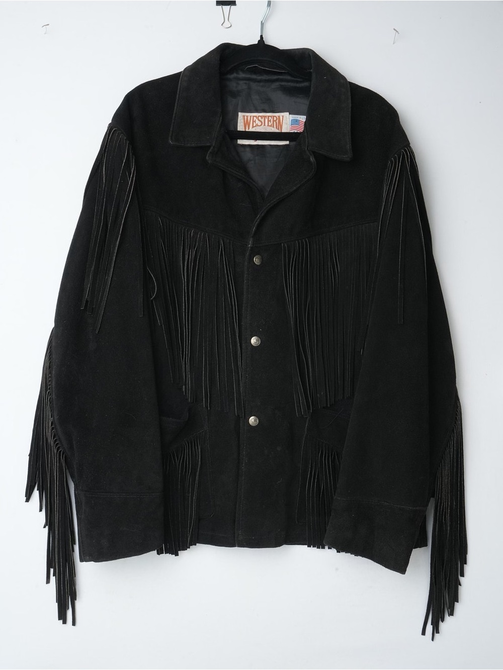 Vintage Authentic Schott NYC Western fringe jacket